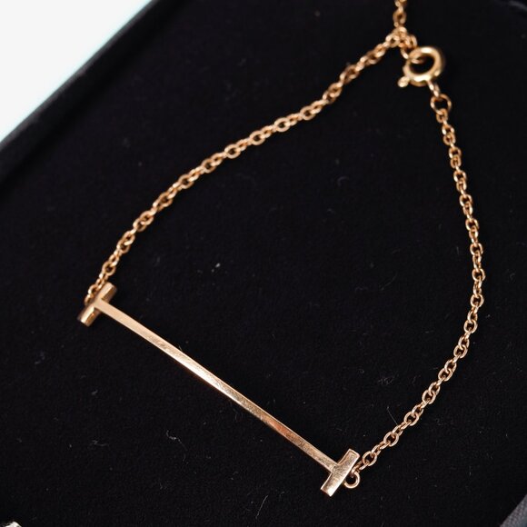Tiffany & Co. Tiffany T Smile 18k Rose Gold Bracelet - Picture 2 of 7